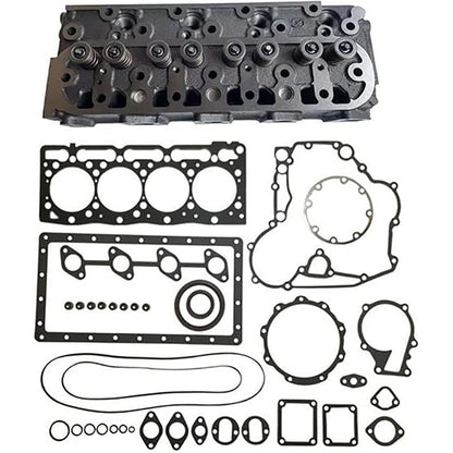 Kit completo de culata y juntas V1505 6692539 7327336 6698621 para motor Kubota, excavadora Bobcat 425, 428, E26 y cargadora S100