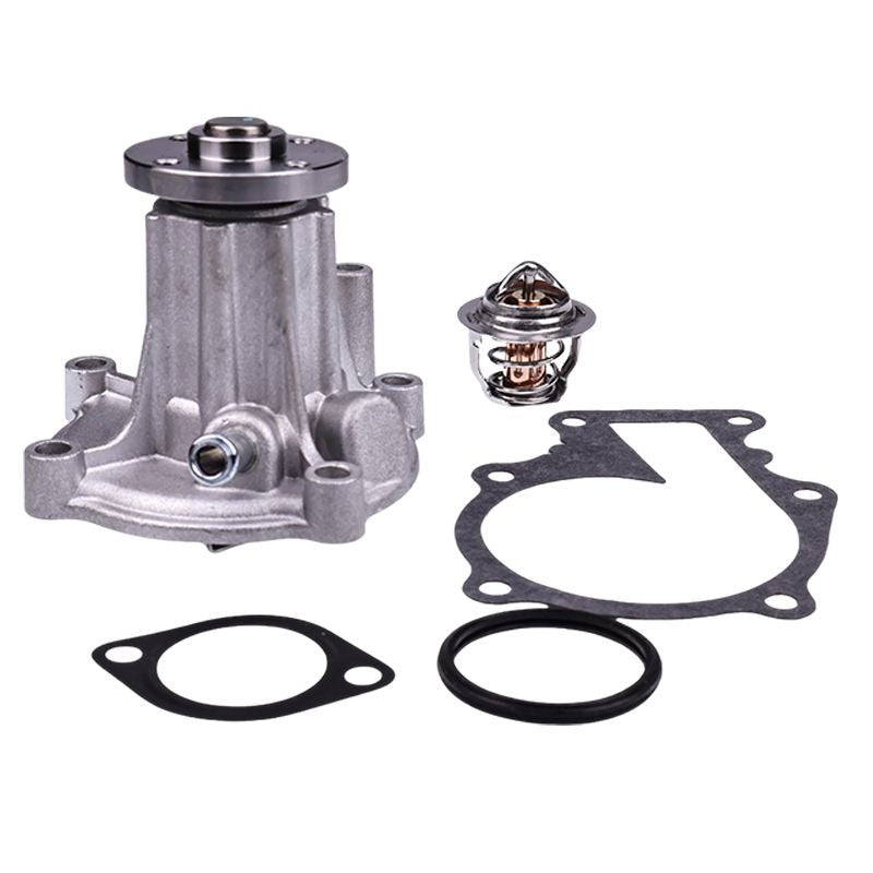 Water Pump 16251-73034 and Thermostat With Gasket 15531-73011 15531-73270 for Kubota Engine V1505 V1305 D905 D1005 D1105 - KUDUPARTS
