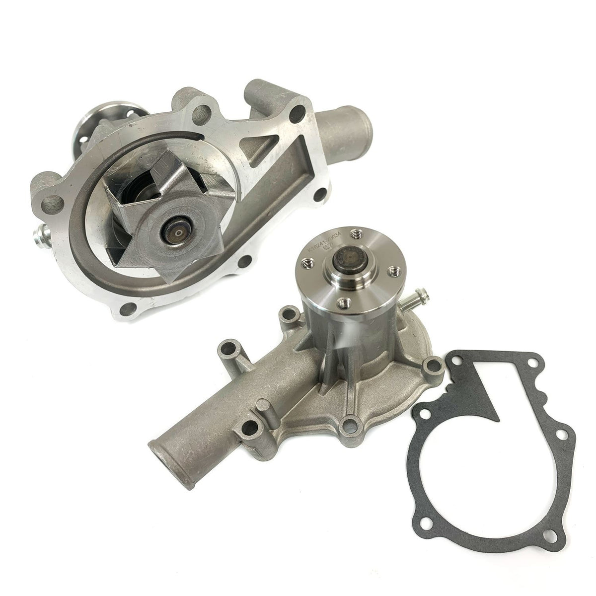 Water Pump 200058A1 for Kubota V1505 V1505B Engine CASE 1825B 460 Maxi-Sneaker Series-C Trencher - KUDUPARTS