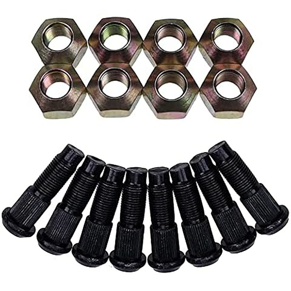 Jeu de boulons et d'écrous de roue 6709170 6564669 pour toutes les roues de chargeuses sur pneus et de chargeuses compactes Bobcat