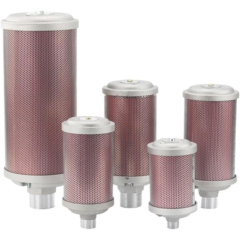 XY-05 1/2"DN15 Silencer Muffler for Desiccant Air Dryer Pneumatic Diaphragm Pump Air Compressor - KUDUPARTS