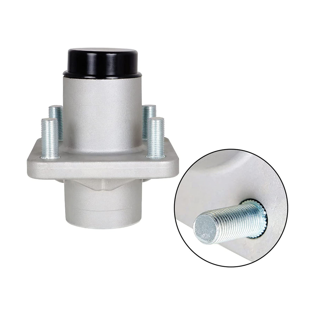 Front Wheel Hub Assembly 19932-G1 for E-Z-GO Golf Cart TXT 1976-2001 - KUDUPARTS