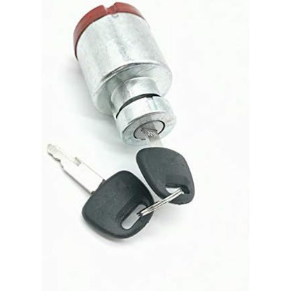 Ignition Switch W/ 2 Keys 4477373 AT154992 4250350 Fit For Hitachi EX-1 EX-2 EX-3 EX-5 EX-6 Compatible with John Deere 75C 80C 2054 450DLC - KUDUPARTS