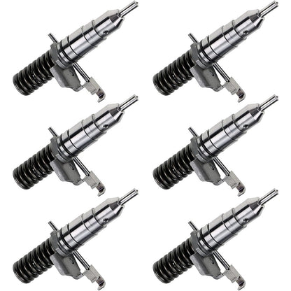6 Pcs Fuel Injector 162-0212 0R-8463 127-8230 for Caterpillar CAT Engine 3116 3126 - KUDUPARTS