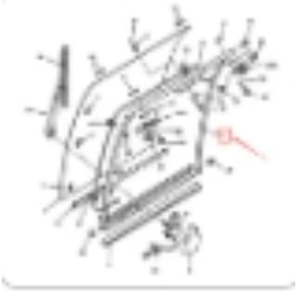 Frame YT50C01002P1 for New Holland Excavator E115SR E130 E135SR E200SR E235SR E70 E80 EH130 EH70 EH80 - KUDUPARTS