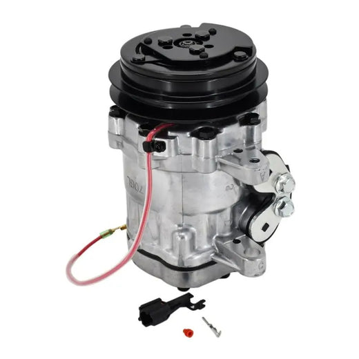 SD7B10 A/C Compressor 4615804 for Hitachi ZX27U-3 ZX29U-3 ZX30U-3 ZX33U-3 ZX35U-3 ZX38U-3 ZX40U-3 ZX48U-3 ZX50U-3 John Deere 35G 35D 27D 50D 50G Excavator - KUDUPARTS