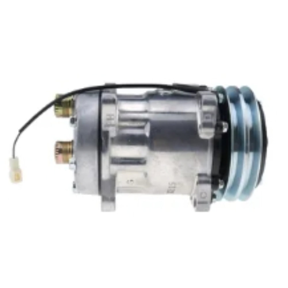 SD7H15 A/C Compressor 85817170 for New Holland Backhoe Loader B110 B115 B95 B90B LB75 LB110.B LB75.B - KUDUPARTS