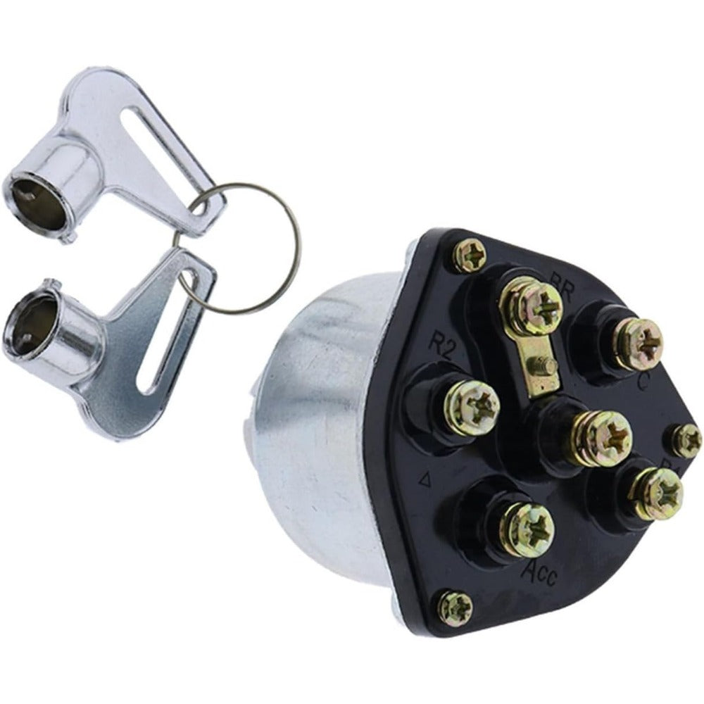 Ignition Switch With 2 Keys 9-82710045-0 for Hitachi Wheel Loader LX100 - KUDUPARTS