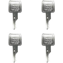4PCS 6693241 Ignition Keys 6709527 for Bobcat Skid Steer Loader S130 S175 S220 S300 S450 S550 A220 T140 T10 T250 T300 T590 T650 730 742 763 843 864 963 310 440 540 - KUDUPARTS