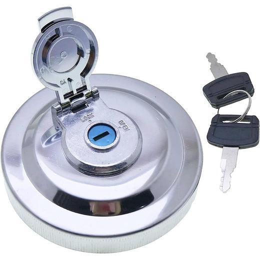 Fuel Cap With 2 Keys 4188409 for Hitachi 344G 444G EX100 EX120 EX150 EX160WD EX200 EX270 EX300 EX400 EX550 EX60 LX80 LX70 LX200 - KUDUPARTS