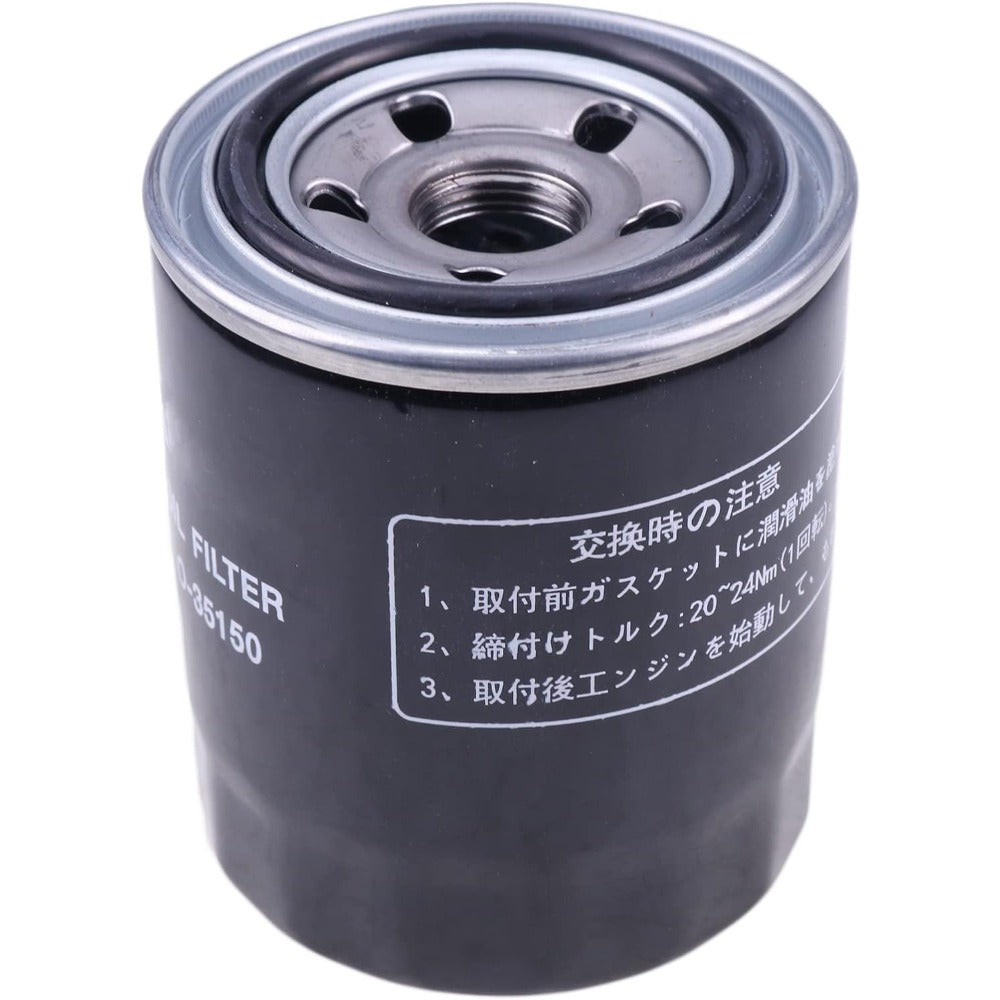 Oil Filter MIU800650 for Yanmar Engine 3TNV88 4TNV98C John Deere Excavator 27D 30G 35G 50D 60D 60G 75G 85G 85P E36ZS - KUDUPARTS