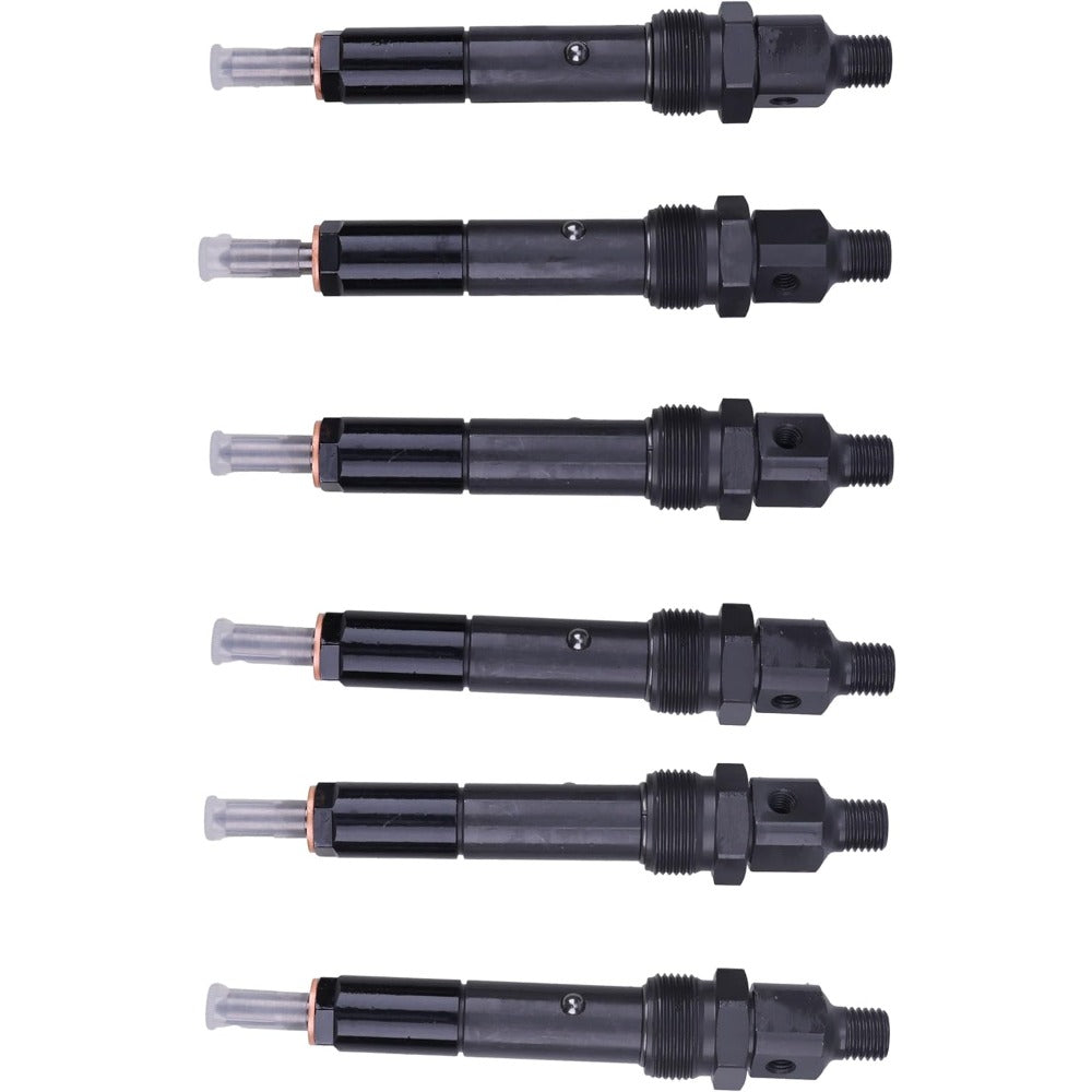 6 Pcs Fuel Injector 170-2387 216-4933 for Caterpillar CAT Engine 3056 Loader 924G 924GZ - KUDUPARTS