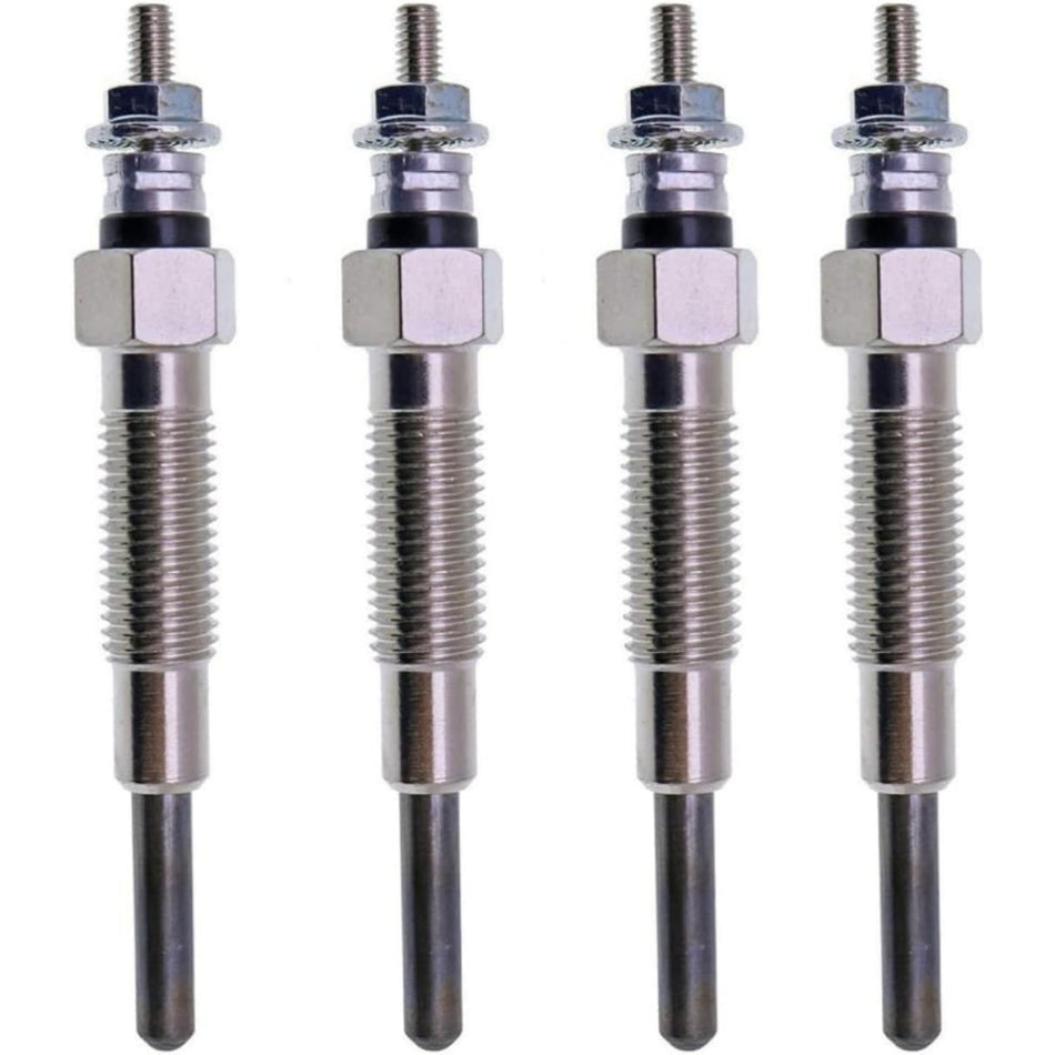 4Pcs Glow Plug 32A66-03100 for Mitsubishi S4L S4L2 Caterpillar CAT 3044C-T Engine - KUDUPARTS