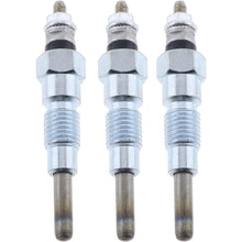 3 Pcs Glow Plug 6101-8321-00 for Hinomoto Tractor E1804 E2002 E2004 E2302 E2304 - KUDUPARTS
