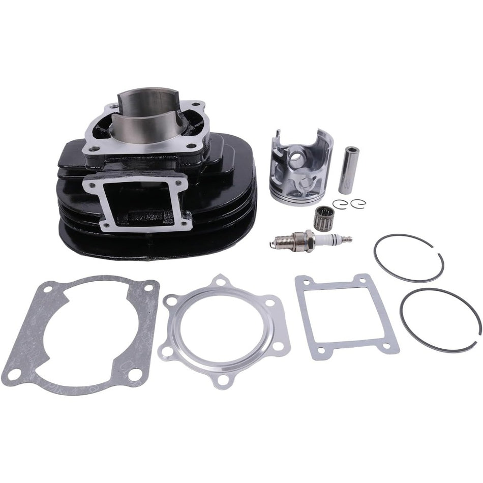 Piston Cylinder Gaskets Top End Rebuild Kit WFKCPGY200BL88061 for Yamaha ATV Blaster 200 YFS200 1988-2006 - KUDUPARTS