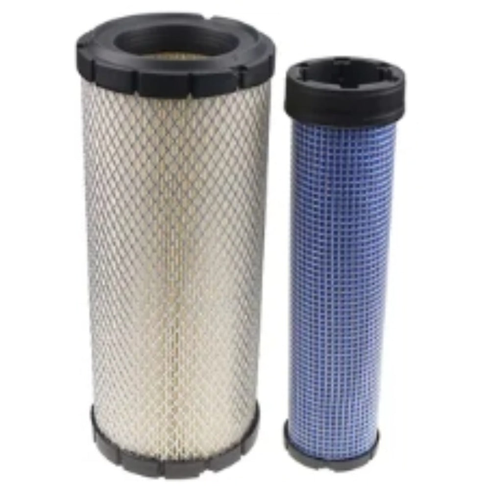 Air Filter Kit 222429A1 222425A1 for New Holland Loader L180 L185 L190 LS180.B LS185.B LS190.B L213 - KUDUPARTS