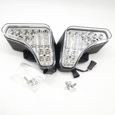 LED Headlight Kit 7251341 7251340 Compatible with Bobcat A770 S450 S510 S530 S550 S570 S590 S595 S630 S650 S740 S750 S770 S850 T450 T550 T590 T595 T630 T650 T740 T750 T770 T870 - KUDUPARTS