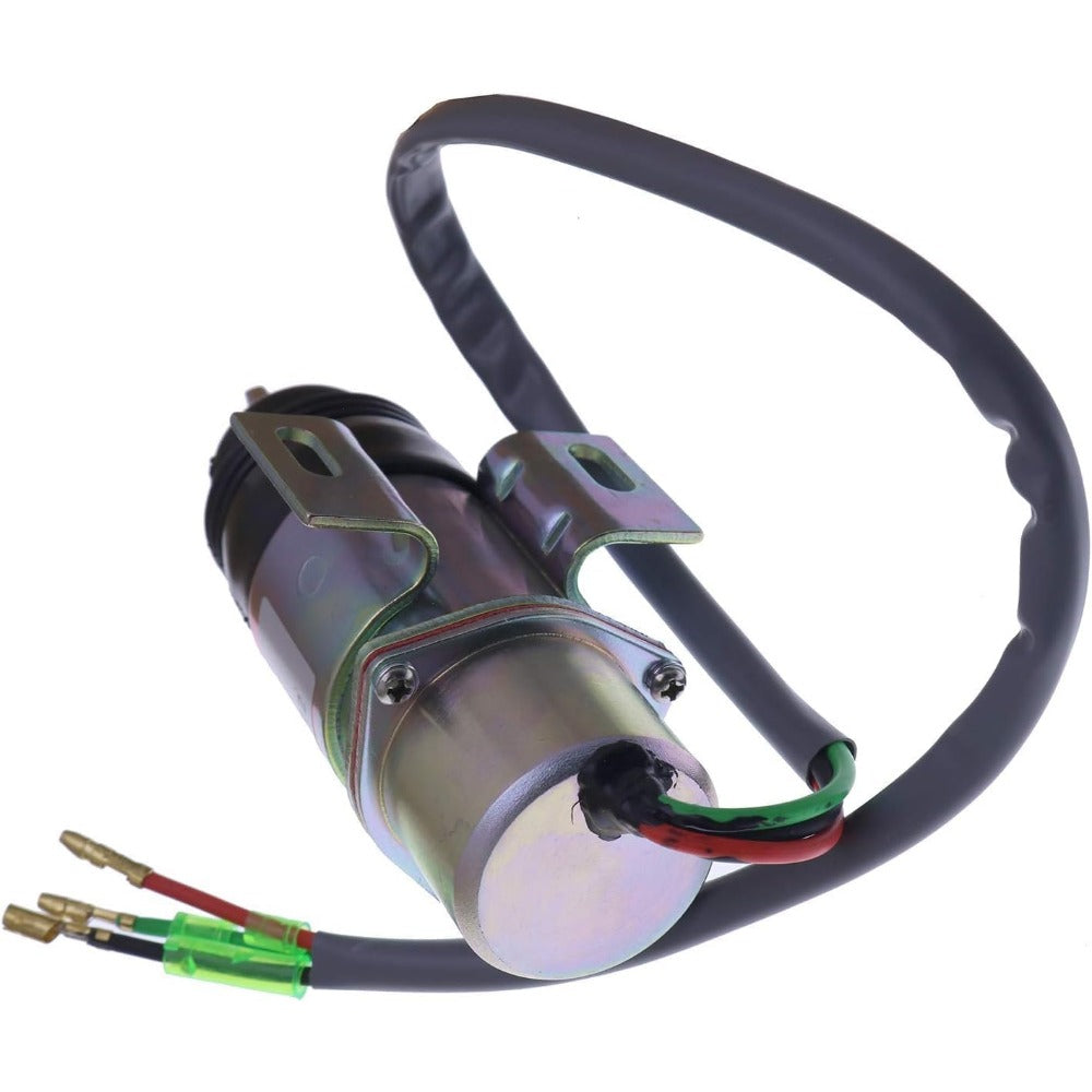 12V Stop Solenoid 894453-3411 8-94453341-0 for Isuzu Engine 4JG1 4JG2 6BG1 6BB1 6B61 4J62 4J61 - KUDUPARTS
