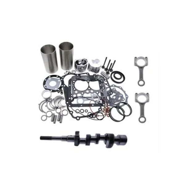 Standard Overhaul Rebuild Kit & Crankshaft & Connecting Rod for Kubota Engine Z482 - KUDUPARTS