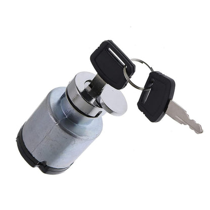 Ignition Switch 4477373 With 2 Keys for John Deere 110 120 180 210 750 80 892 2554 3554 - KUDUPARTS