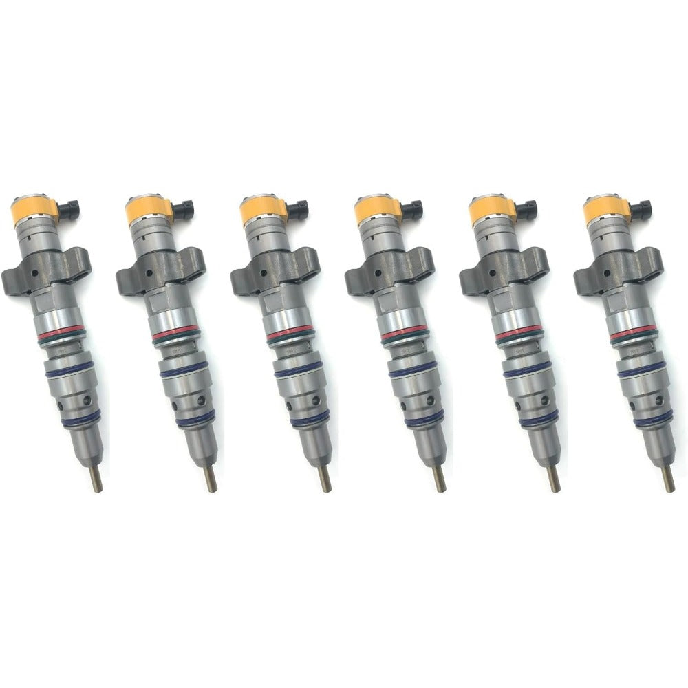 6 Pcs Fuel Injector 293-4068 for Caterpillar CAT Engine C9 C-9 - KUDUPARTS