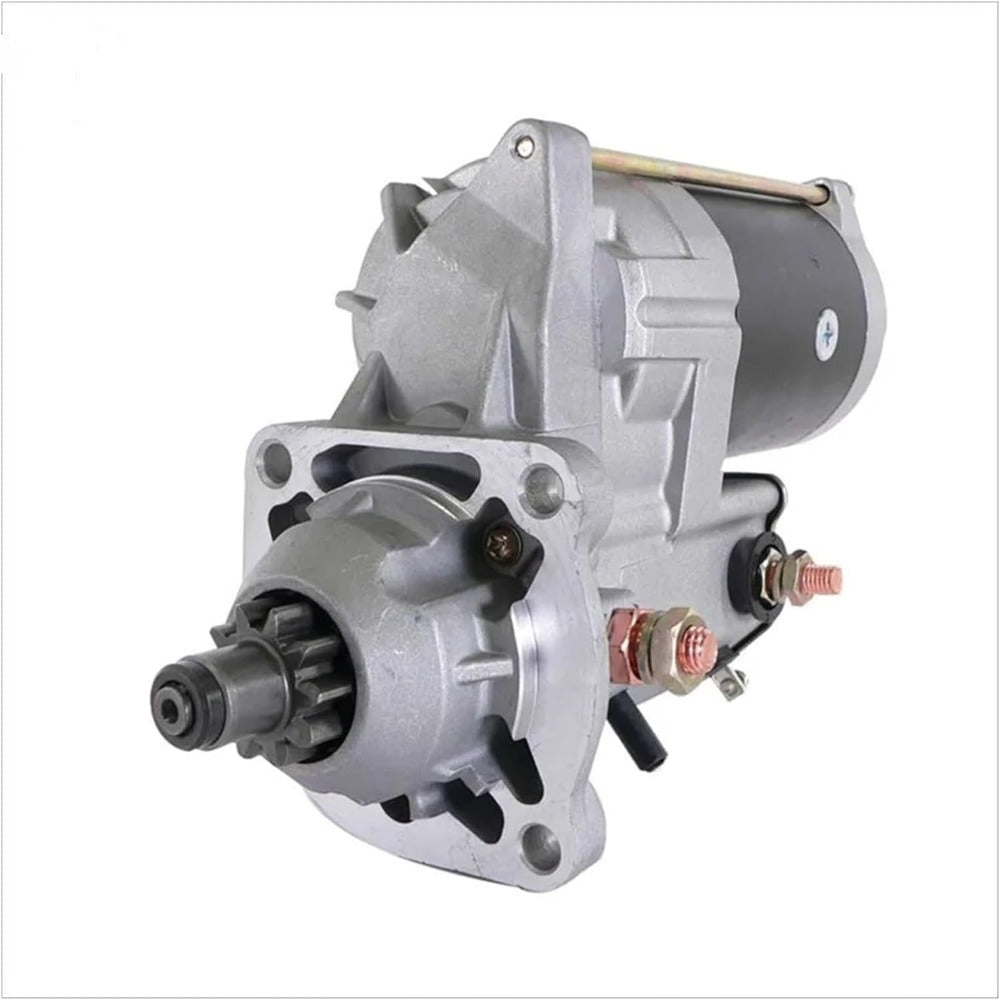 12V 10T Starter Motor 111-9860 0R-4318 105-3133 for Caterpillar CAT Engine 3114 3046 Loader 446B 446D - KUDUPARTS