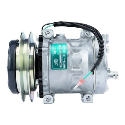 Compresor de aire acondicionado SD5H11 47741863 84321962 para cargadora compacta New Holland L218 L220 CASE SR175 SV185