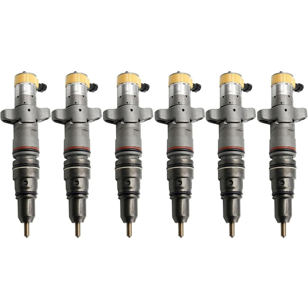 6 Pcs Fuel Injector 328-2576 for Caterpillar CAT Engine C9 Excavator 330D 330D L 336D L 336D LN - KUDUPARTS