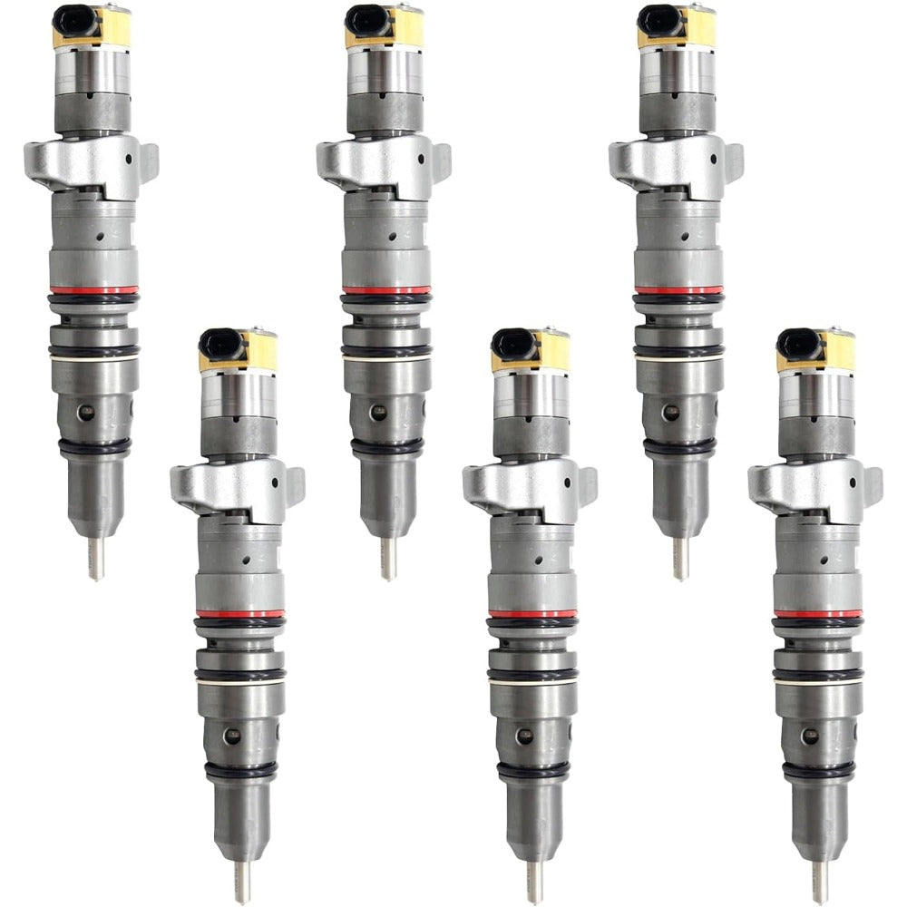 6 Pcs Fuel Injector 387-9426 for Caterpillar CAT Engine C7 Wheel Skidder 545C - KUDUPARTS