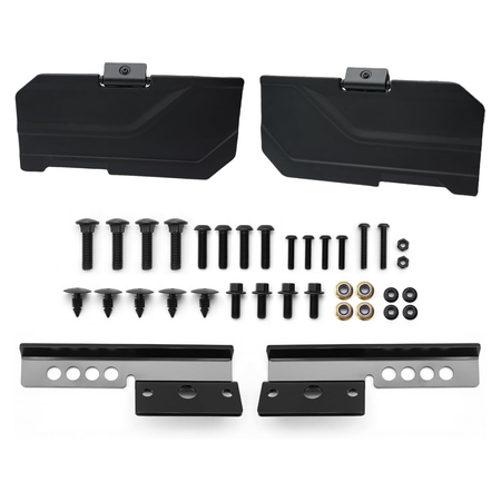 1 Pair Sun Visor 2890288 for Polaris Ranger Crew XP 1000 SP 570 2018-2025 - KUDUPARTS