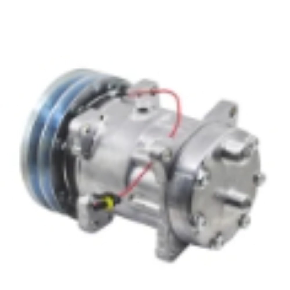12V SD7H15 A/C Compressor 8091 32767G 04437338 for Deutz Fahr Hurlimann Lamborghini & Same Tractor - KUDUPARTS