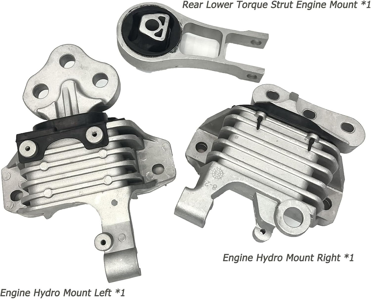 Engine Motor and Transmission Mount 68418876AA 68190606AF for Jeep Cherokee Chrysler 200 - KUDUPARTS