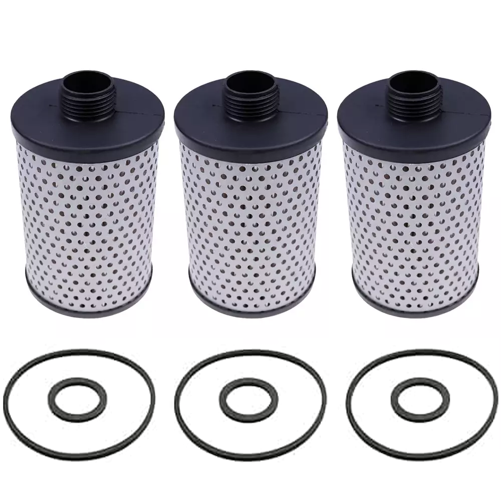 3 Pieces 30 Micron Water Separate Fuel Tank Filter Element 496-5 for Marine Engine Generator - KUDUPARTS