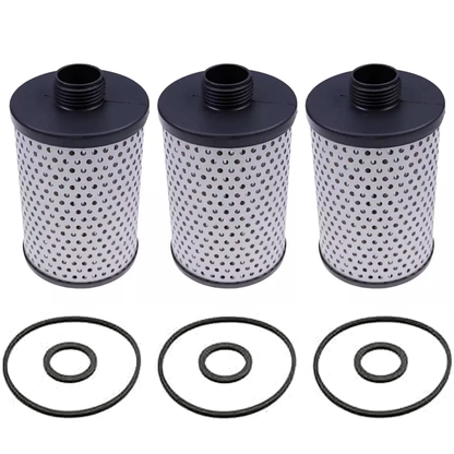 3 Pieces 30 Micron Water Separate Fuel Tank Filter Element 496-5 for Marine Engine Generator - KUDUPARTS