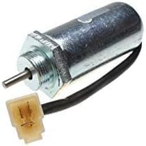 24V Stop Solenoid 8972091152 for Isuzu 4LE2 4LE2X Sumitomo Hitachi MV2-40 EX4U EX40U EX55 EX58 ZX40U Excavator - KUDUPARTS