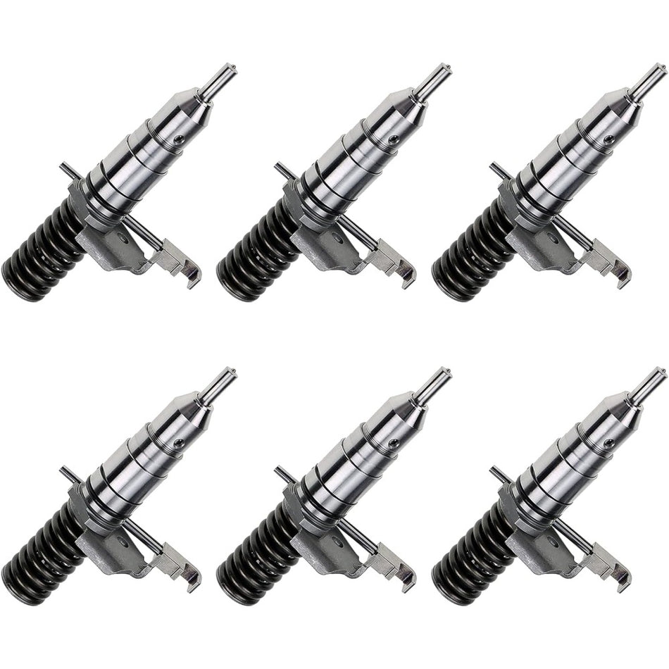 6 Pcs Fuel Injector 140-8413 OR-8867 for Caterpillar CAT Engine 3116 3126 Wheel Loader 938G