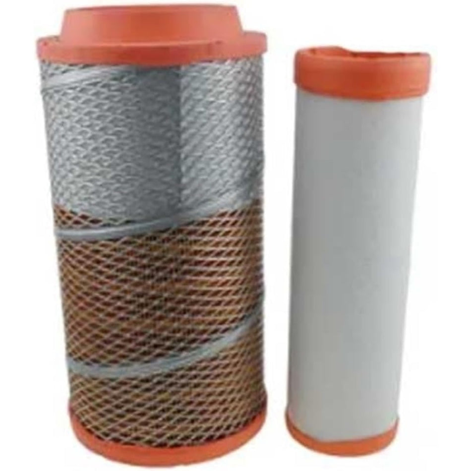 Air Filter Kit 87344135 87344136 for New Holland Tractor TS90 TS100 TS110 TS120 TS6000 TS6020 TS6030 TS6040 - KUDUPARTS