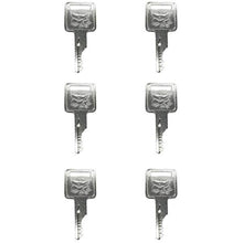 6pcs 6709527 Ignition Keys 6693241 Fit for Bobcat A220 A300 T110 T140 T180 T190 T200 T250 T300 T320 T450 T550 S100 S130 S150 S160 S185 730 731 732 883 963 1213 Skid Steer Loader - KUDUPARTS