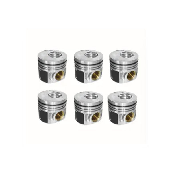 6PCS Piston 3922687 for Cummins Engine 4BTAA 6BTAA 4BT3.9 6BT 6B BGE5.9 4BT - KUDUPARTS