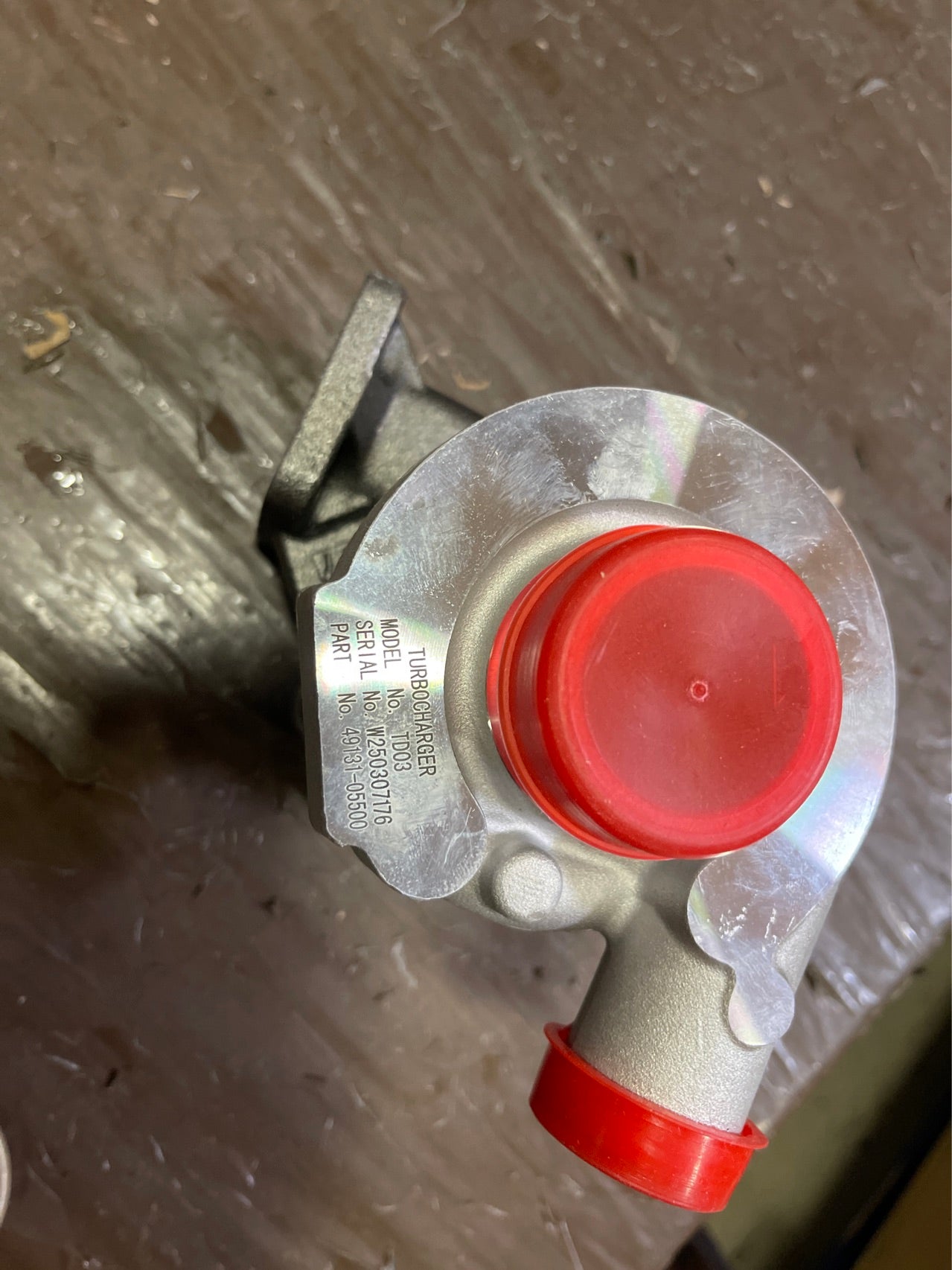 Turbocompresseur Turbo TD03 49131-05500 pour moteur Iveco F5C Kubota V2003 Mitsubishi S4Q2 (expédition aux États-Unis uniquement.)