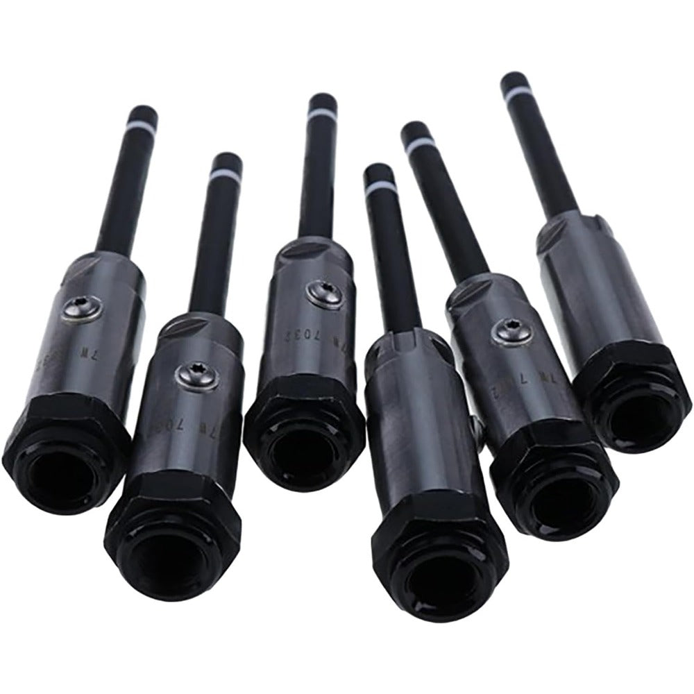 6 PCS Fuel Injector 7W-7032 0R-3424 for Caterpillar CAT Engine 3406 3406B 3406C Tractor D8N Pipelayer 578 - KUDUPARTS