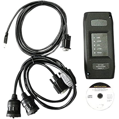 Communication Adapter Group ET-3 III 317-7485 for Caterpillar CAT Heavy Equipment Diagnostic Test Tool (With 6&9 Pins Line) - KUDUPARTS