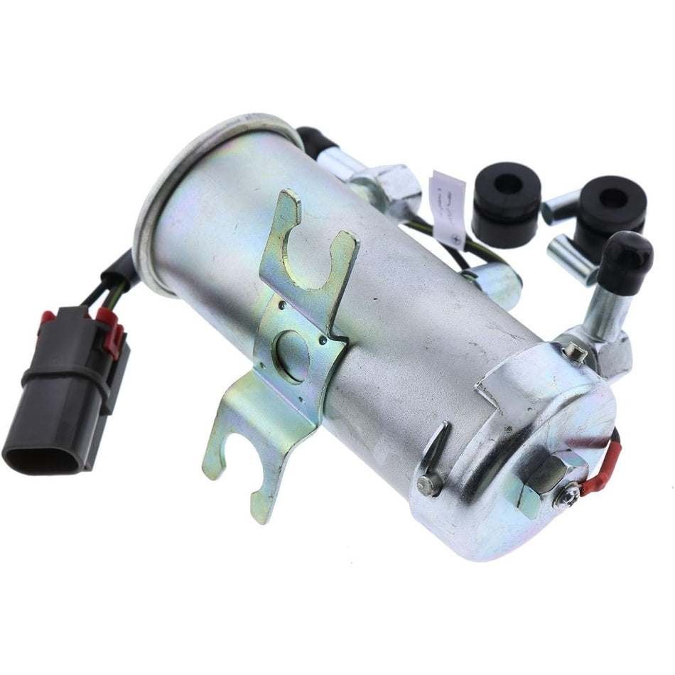 24V Fuel Pump 4645227 for Hitachi Excavator ZX110-3 ZX110M-3 ZX120-3 ZX130-3 ZX200-3 ZX220W-3 ZX330-3 - KUDUPARTS