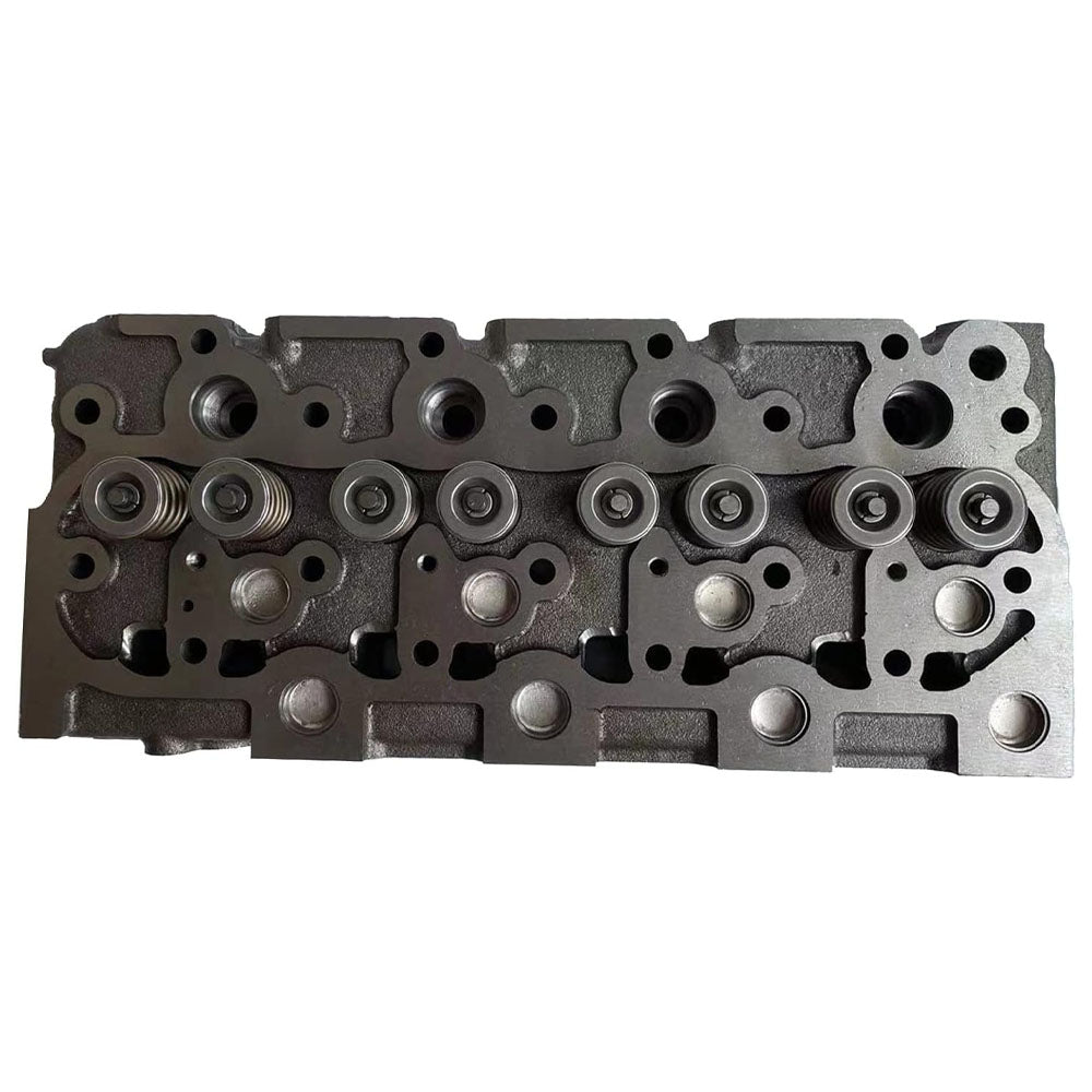 Complete V1902 Cylinder Head Assembly & Full Head Gasket Set Compatible with Kubota V1902 Engine T133 L555 L553 S1350 1300HD 1650 Skid-Steer Loader - KUDUPARTS