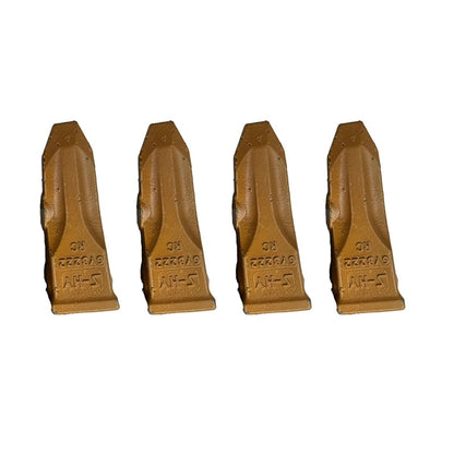 Lot de 4 dents de godet pour ciseau à roche 6Y-3222RC pour excavatrice Caterpillar CAT 305.5E 306 06E 307 307B 307E 308 309 310