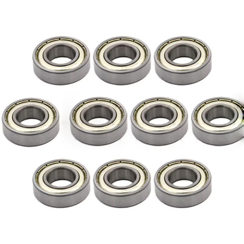 10 Pieces Aftermarket SKF 6002-ZZ C3 EMQ Premium Metal Shield Ball Bearing for Fan Motor