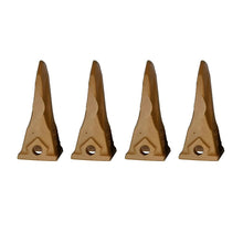 Lot de 4 dents de godet pour ciseau à roche 6Y-3222RC pour excavatrice Caterpillar CAT 305.5E 306 06E 307 307B 307E 308 309 310
