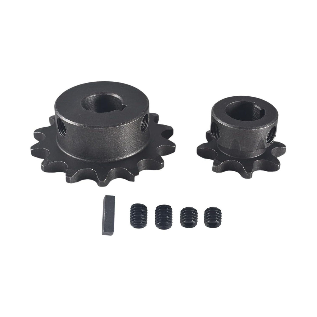 5/8" x 12" Complete Jackshaft Kit for Go Kart Cart / Mini Bike With 400 410 420 Chains - KUDUPARTS
