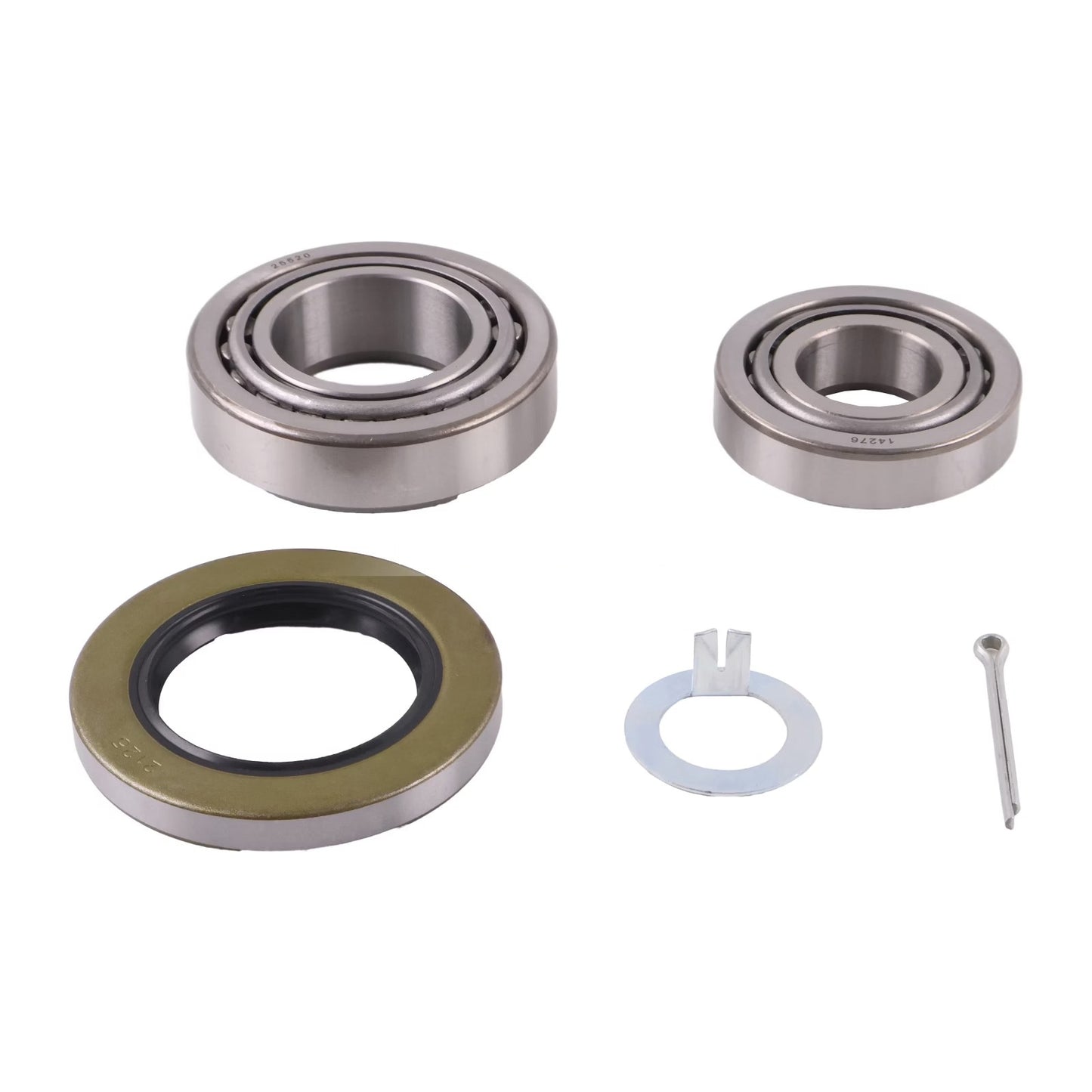 Kit de cojinetes de rueda para cubo de remolque K3-210 de 6k-7k lb 25580 25520 14125A 14276 para carga de embarcaciones