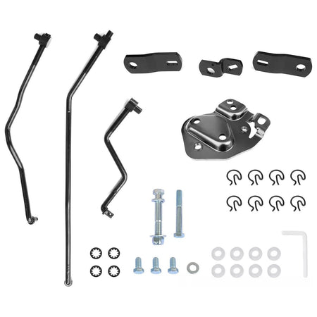 4 Speed Shifter Linkage Kit 3733163 for Hurst Shifter with Muncie Transmission - KUDUPARTS